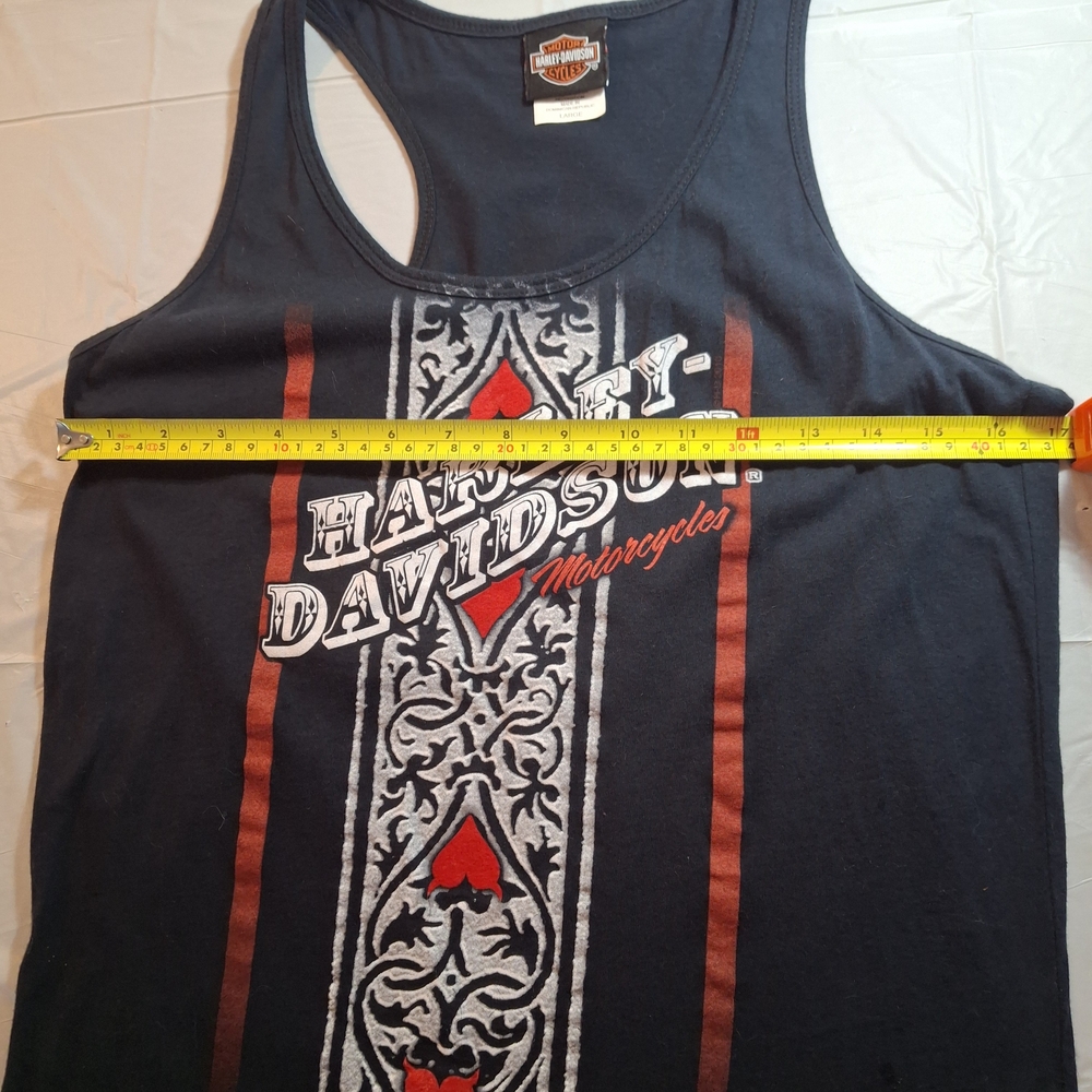 NWOT Harley-Davidson Black Tank Top Ladies Size L - Picture 7 of 9